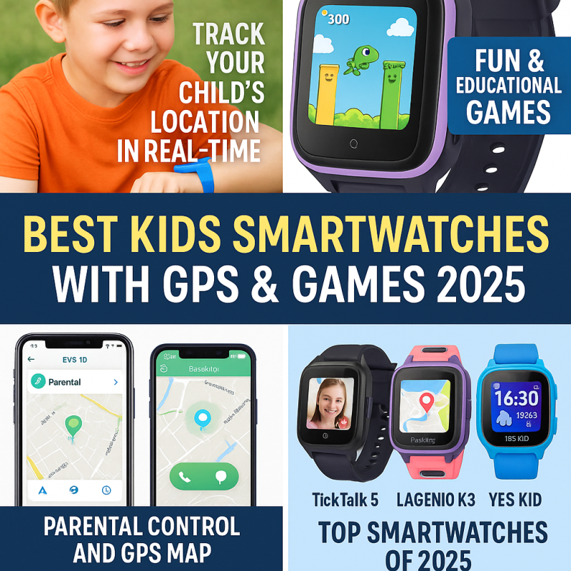 Best Kids Smartwatches with GPS & Games in 2025