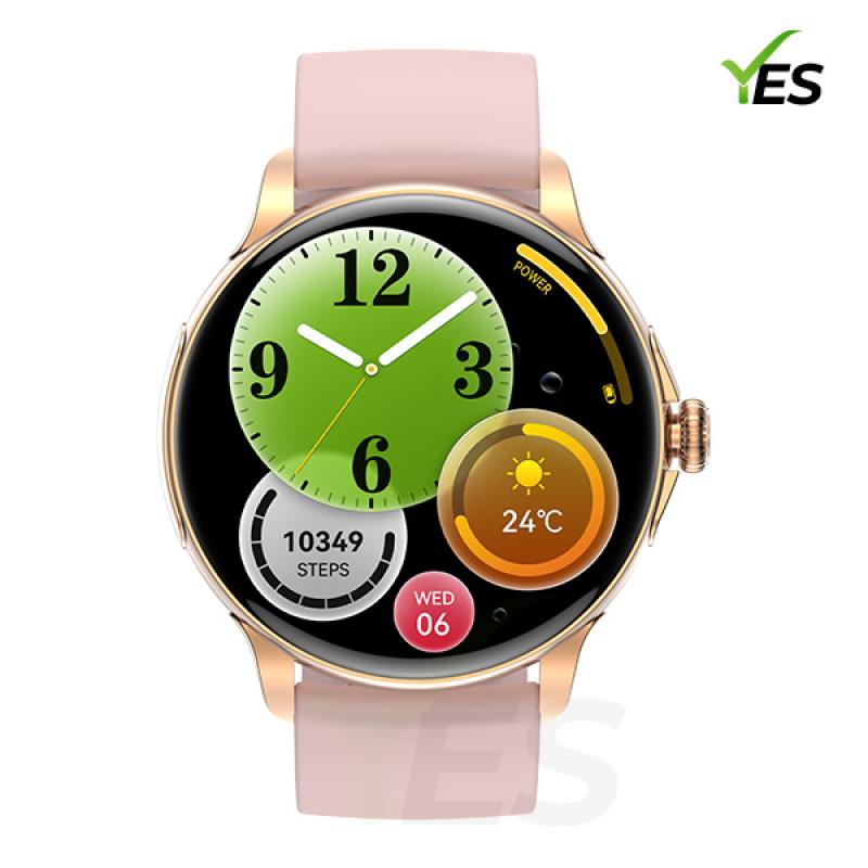 YES Active Max Smartwatch | Stunning AMOLED Display, Bluetooth Calling, Advanced Health Features, and Multiple Sport Modes