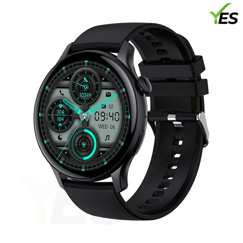 YES Vibe Fit Smartwatch - AMOLED Display | Sleep & Fitness Tracker | Heart Rate & SpO2 Monitor | NFC & Call Features