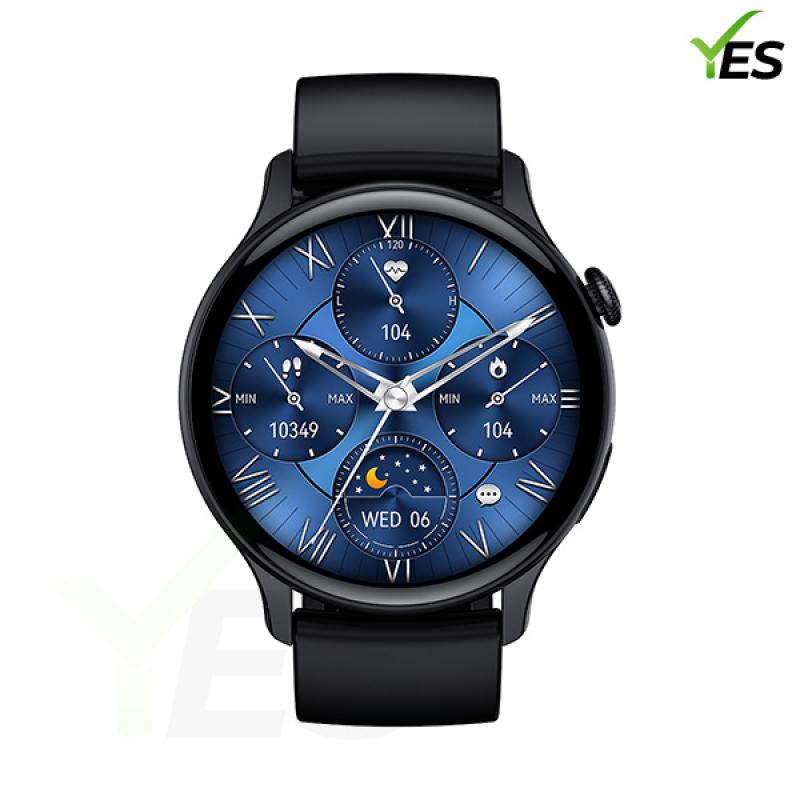 YES Vibe Fit Smartwatch - AMOLED Display | Sleep & Fitness Tracker | Heart Rate & SpO2 Monitor | NFC & Call Features
