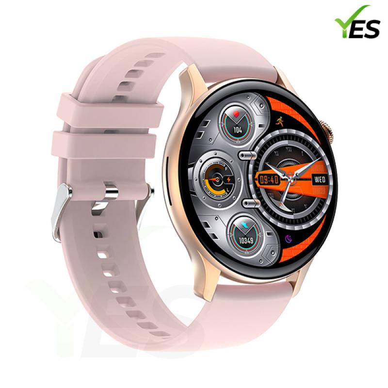 YES Vibe Fit Smartwatch - AMOLED Display | Sleep & Fitness Tracker | Heart Rate & SpO2 Monitor | NFC & Call Features