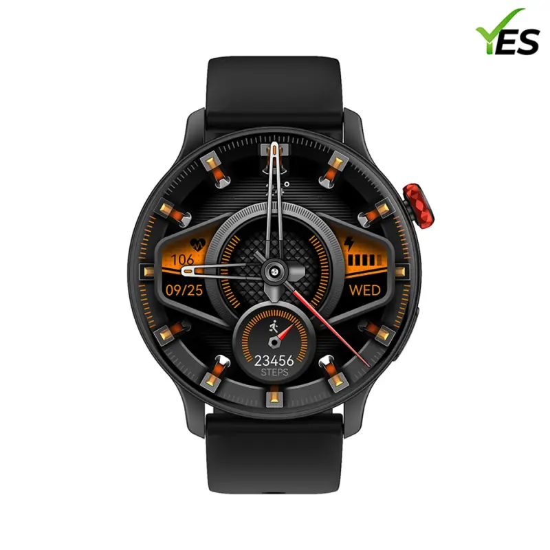 YES Active Pro Smartwatch – 1.43" AMOLED HD, Bluetooth Calling, JL7012 Processor