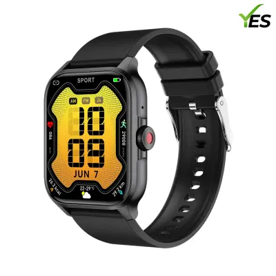 YES Neo Fit 2 Smartwatch – 1.85" HD Display, BT Calling, IP68 Waterproof