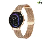 YES Opal Flow Smartwatch – 1.19" AMOLED, Stainless Steel Body, IP68