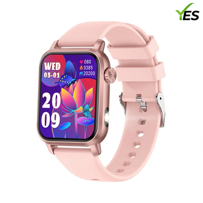 YES Pulse Pro Smartwatch – 1.85” Big Display, Bluetooth Calling, IP68 Waterproof, Health & Sports Tracker