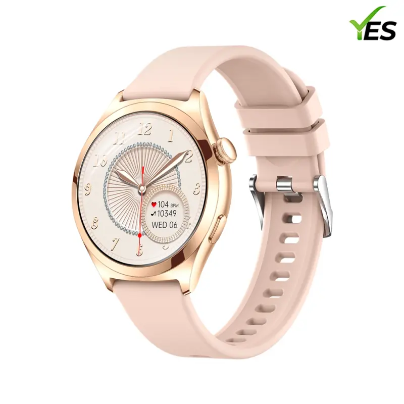 YES Ariel Nova Smartwatch – Women’s Health & Fitness Watch with IP68 Water Resistance