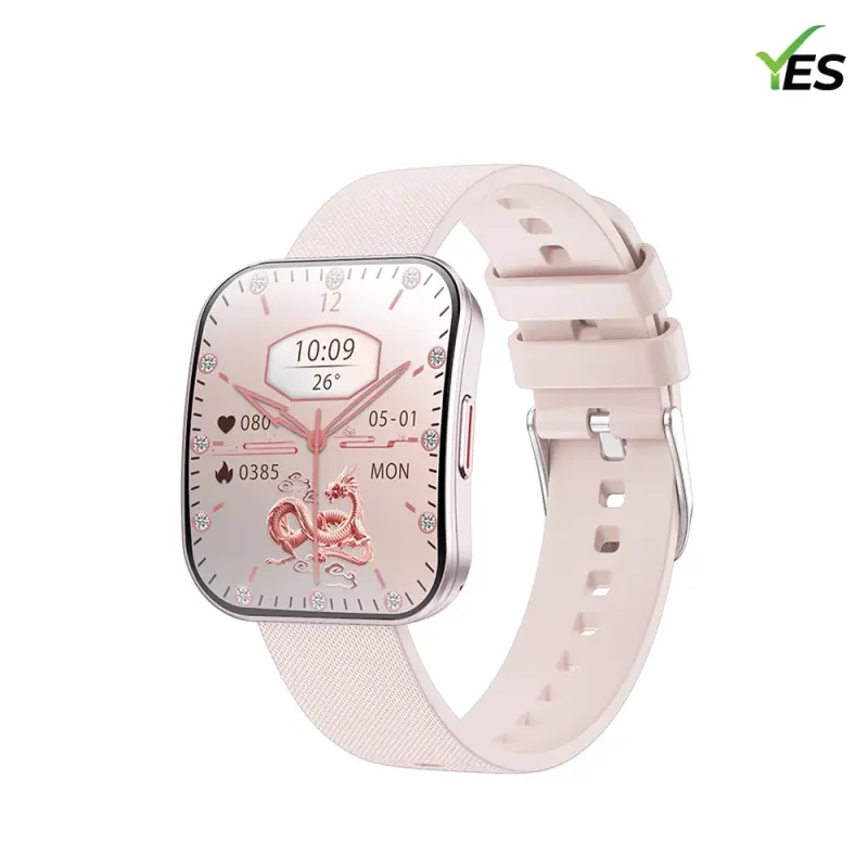 YES Curve Flex Smartwatch – 1.85" Curved AMOLED, BT Calling, IP67