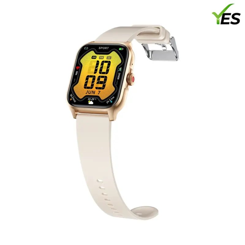YES Neo Fit 2 Smartwatch – 1.85" HD Display, BT Calling, IP68 Waterproof