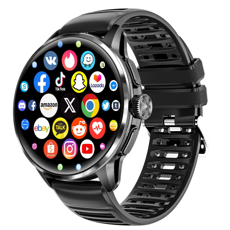 YES Power Link Pro 4G Android Smartwatch with 1.80″ AMOLED Display, SIM, App Download, Dual-Mode Calling & Health Monitoring