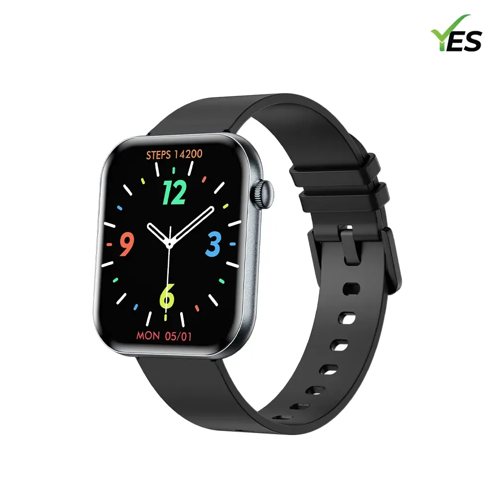 YES Slim Zen Smartwatch – 1.85" AMOLED Display, BT Calling, Slim Design