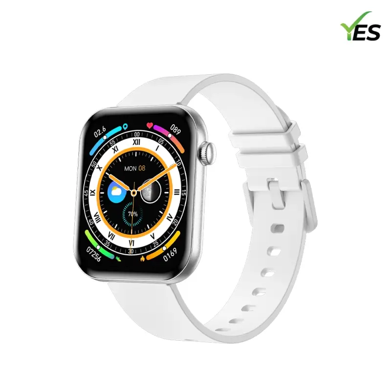 YES Slim Zen Smartwatch – 1.85" AMOLED Display, BT Calling, Slim Design